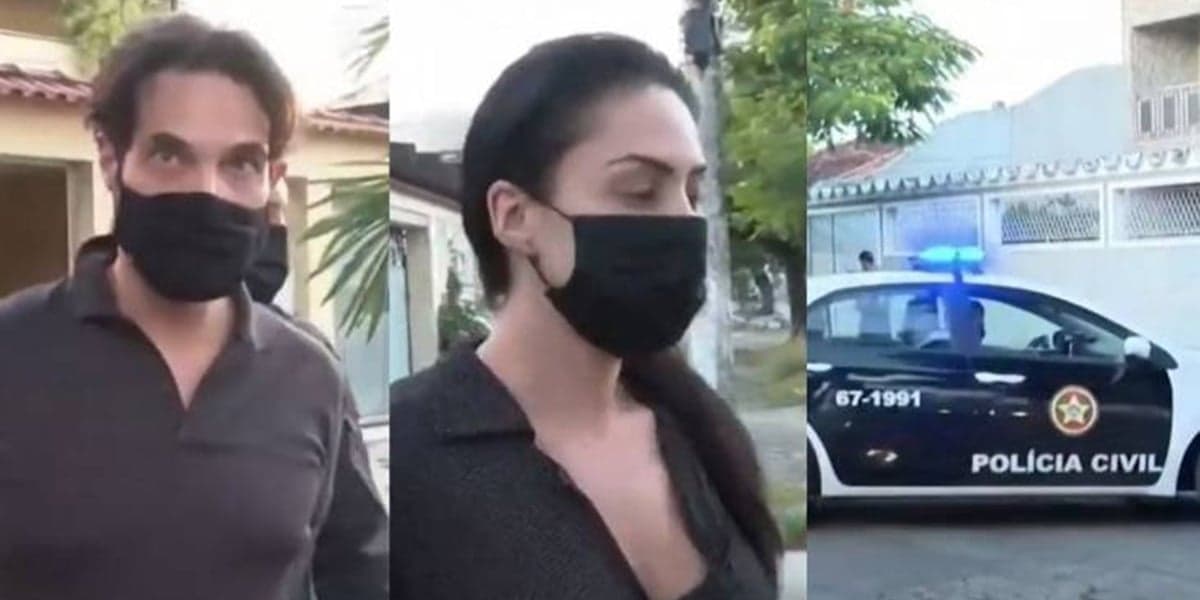 GloboNews exibiu momento da prisão de Jairinho e da mãe de Henry (Imagem: Reprodução)