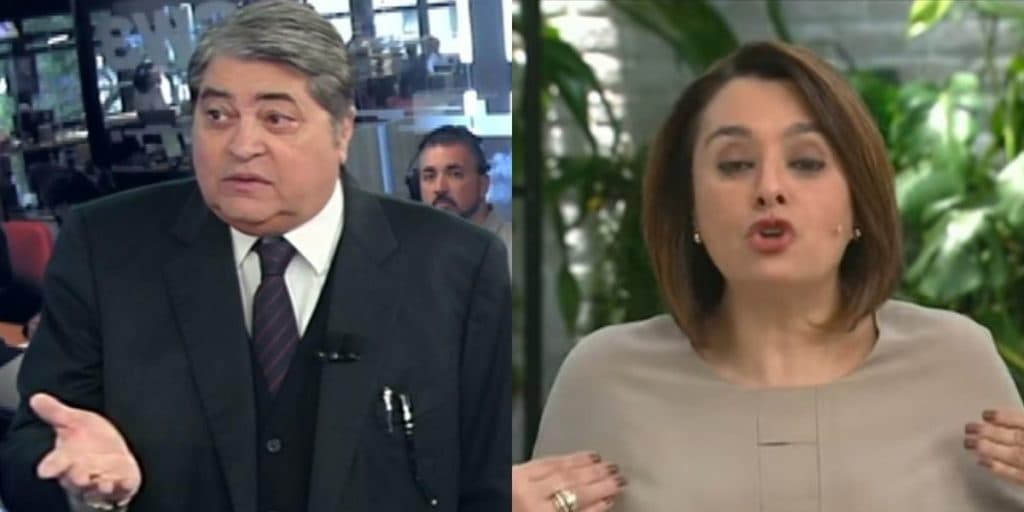Datena passa mal após tortura de Catia Fonseca, coloca a mão no peito ao vivo e gera choque: "Pegou no coração"