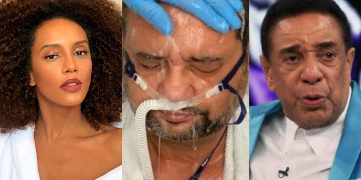 Taís Araújo, Geraldo Luís e Agnaldo Timóteo (Reprodução) 