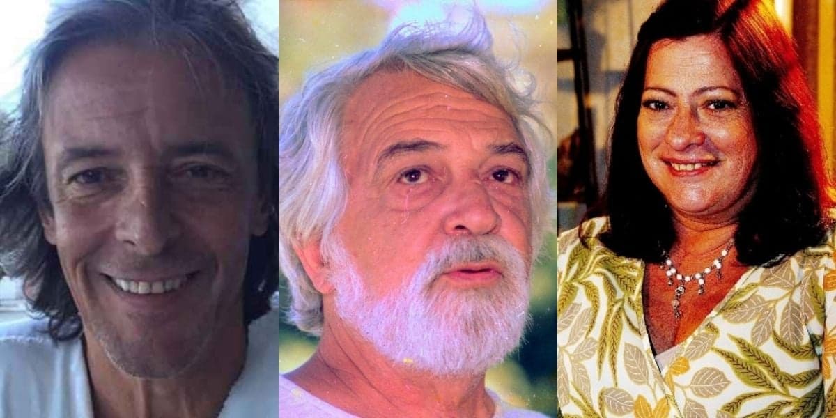 José D'Artagnan Júnior, Lafayette Galvão e Lucy Mafra fizeram "Da Cor do Pecado" e já morreram (Foto: Montagem)