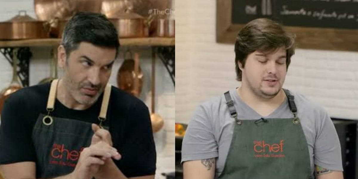 Edu Guedes tem como assistente no The Chef o humorista Lucas Salles (Foto: Reprodução)