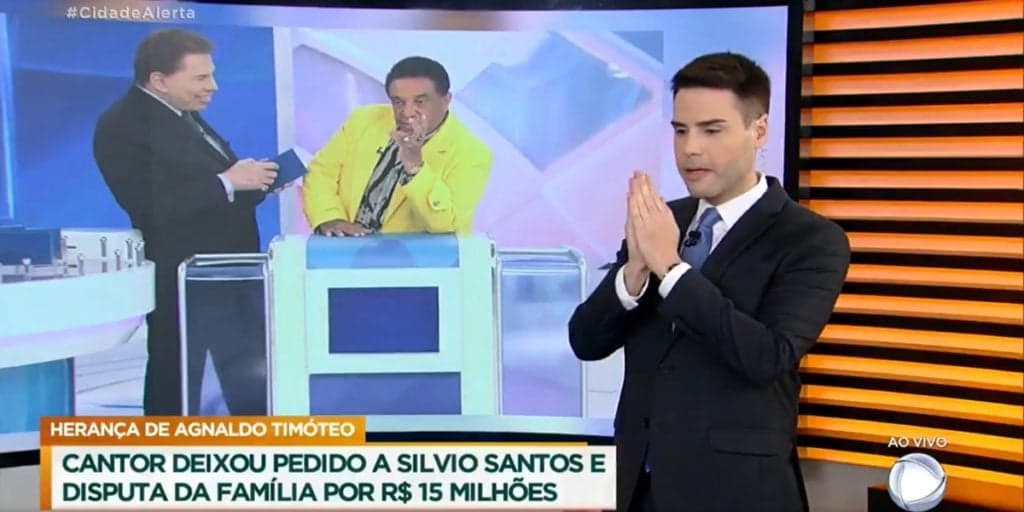 Luiz Bacci abre testamento de Agnaldo Timóteo ao vivo, envolve Silvio Santos e expõe briga cruel por R$ 15 milhões