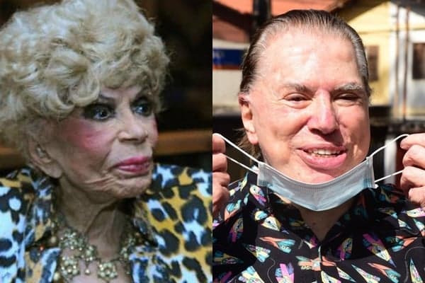 Silvio Santos e Dercy Gonçalves Silvio Santos e Dercy Gonçalves