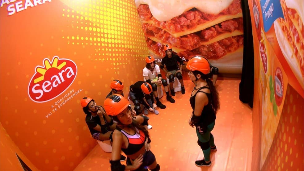 Brothers na prova do anjo do BBB21 (Foto: Reprodução/Globo)