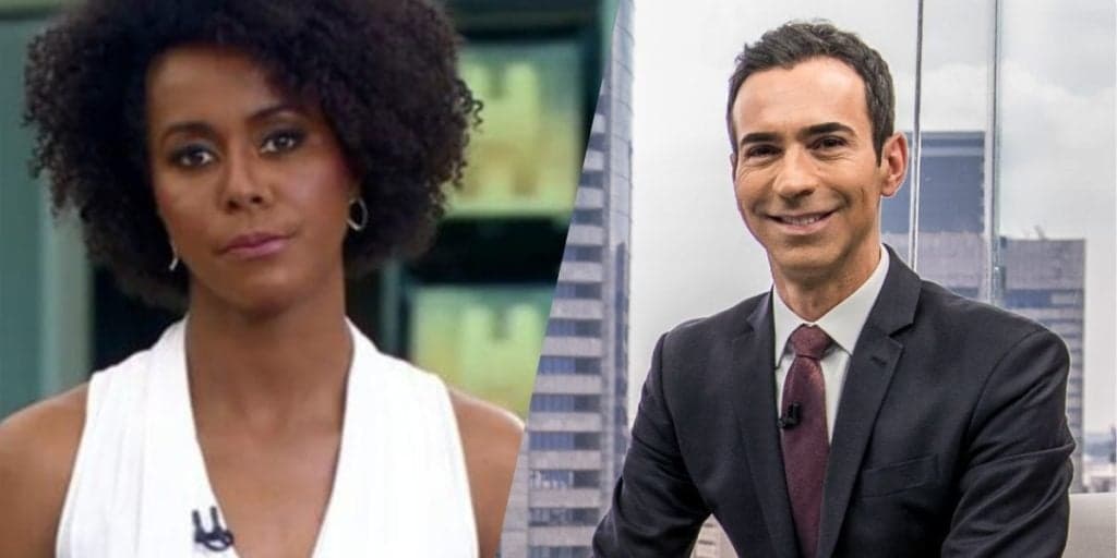 César Tralli anuncia saída de Maju Coutinho e invade programação às pressas para confirmar notícia: "Derrubou"