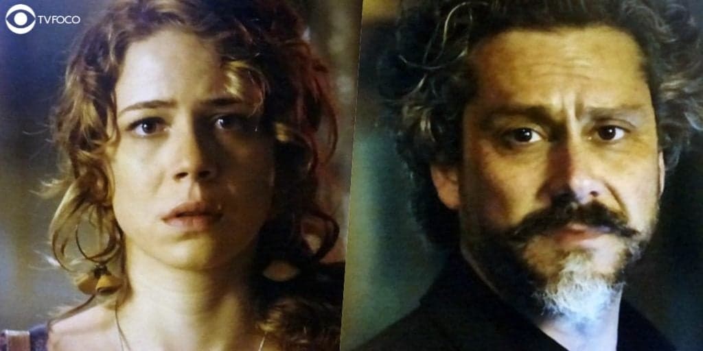 Império - Cristina descobre bomba, vigia Zé Alfredo e é flagrada: "Quer falar comigo?"