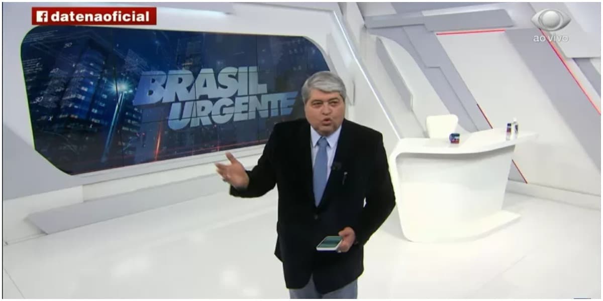 Datena voltou a causar na mídia e detonou um jornalista da Globo (Foto: Reprodução) Datena voltou a causar na mídia e detonou um jornalista da Globo (Foto: Reprodução)