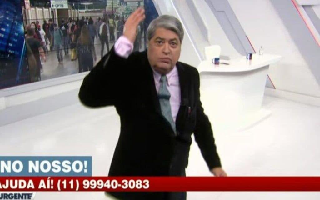 Datena fica em fúria ao vivo e estoura no meio de programa: "Canalhice"