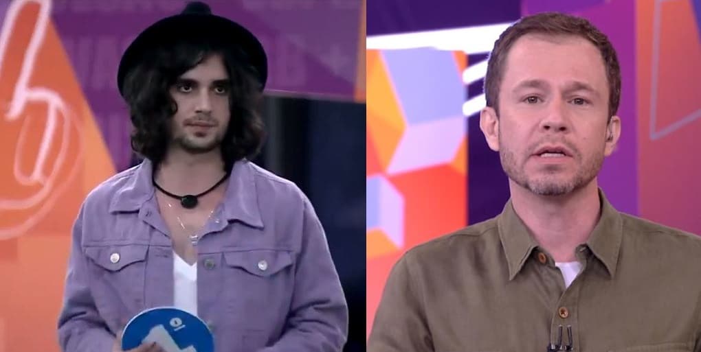 Tiago Leifert e Fiuk batem boca ao vivo no BBB21 e apresentador detona: “Põe palavras na minha boca”