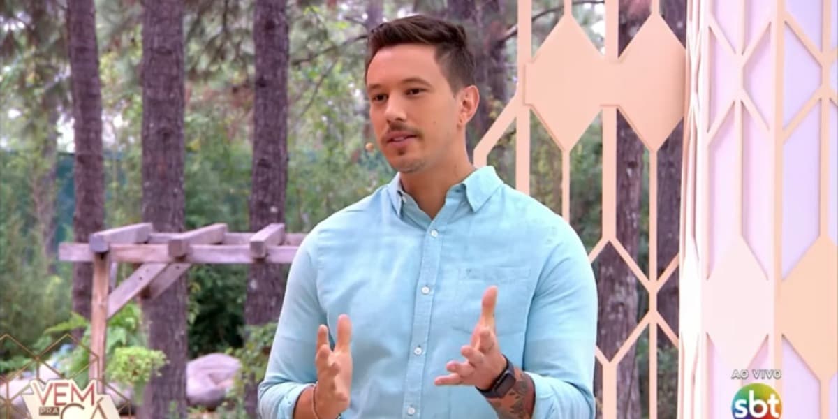 SBT: Gabriel Cartolano conseguiu bater recorde com Vem Pra Cá em Patrícia Abravanel (Foto: Reprodução)