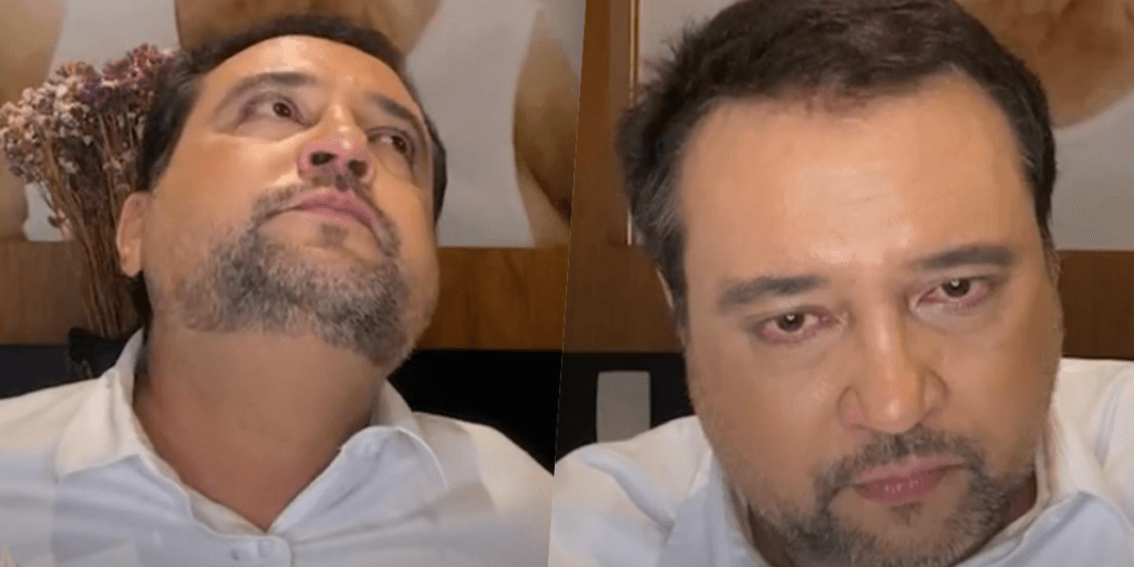 Geraldo Luís desmorona em prantos, após perder movimento de perna e ficar à beira da morte: "Você tem que aceitar"
