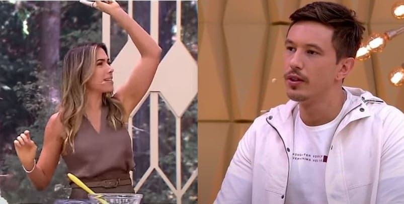 Cartolano ganha nome de “mudo” por Patrícia Abravanel, que tira sarro do rapaz: “Fala ou não fala?”
