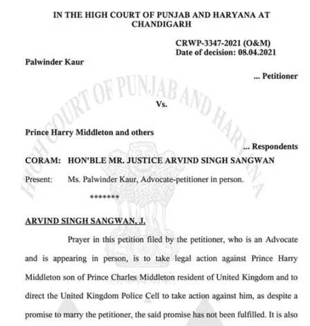 Processo feito contra o príncipe Harry (Foto: Reprodução)
