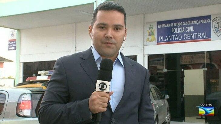 Olavo Sampaio, repórter da Globo (Reprodução) Olavo Sampaio, repórter da Globo (Reprodução)