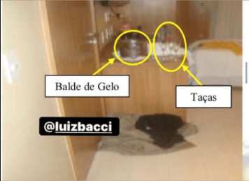 Fotos do quarto que MC Kevin se encontrava antes de cair são reveladas (Foto: Reprodução) Fotos do quarto que MC Kevin se encontrava antes de cair são reveladas (Foto: Reprodução)