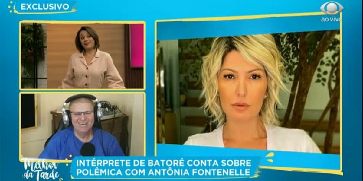 Batoré voltou a detonar Antônia Fontenelle sem dó (Foto: Reprodução)