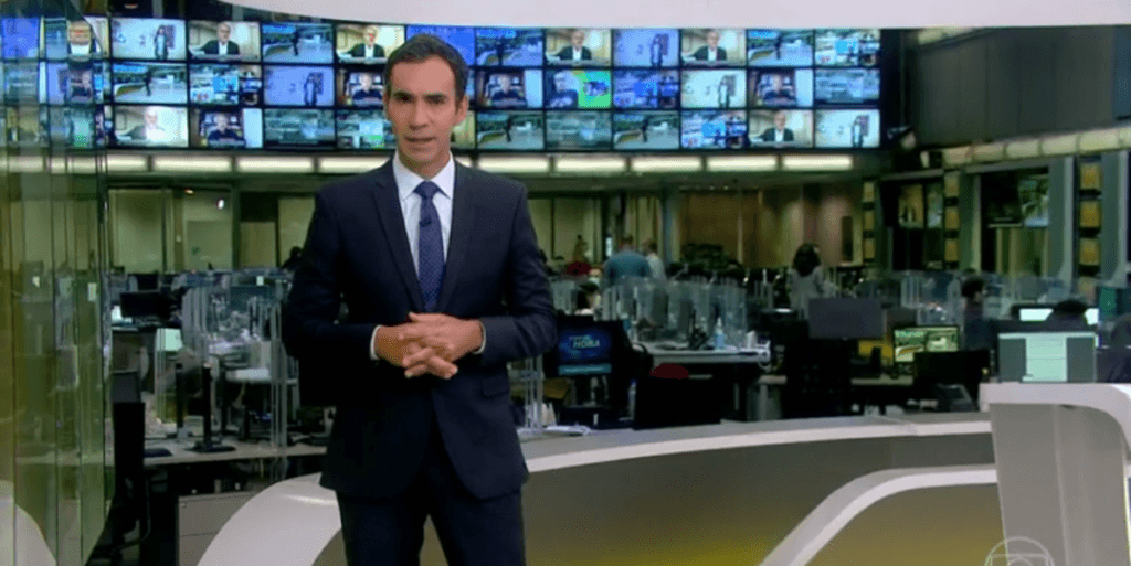 César Tralli invade programação na Globo, abre jornal às pressas e notícia nas mãos é absurda: "mais de um milhão"