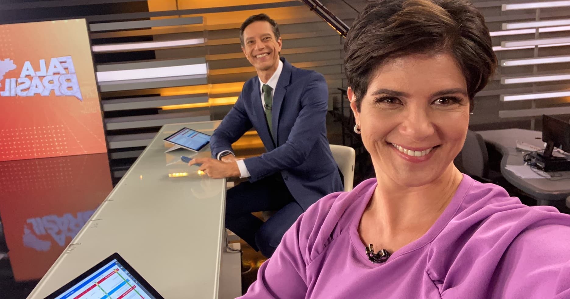 Sérgio Aguiar e Mariana Godoy