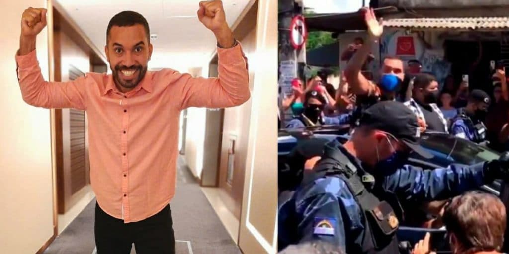 Ovacionado! Gilberto visita sua terra natal após o BBB21 e levanta carreata em sua homenagem: "Ícone"