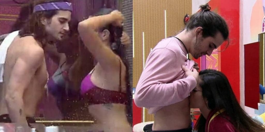 BBB21: Fiuk entra no banho com Juliette, provoca sister e parte pra cima: "Eu beijei na boca"
