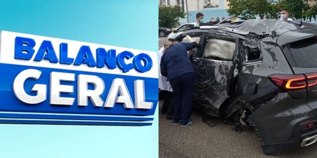 Urgente! Apresentador do Balanço Geral se envolve em grave acidente, é socorrido às pressas e destruição choca