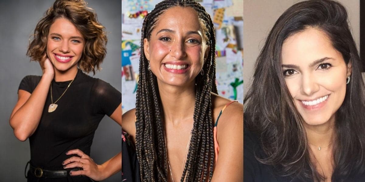 Bruna Linzmeyer, Camila Pitanga e Raquel Honorato assumiram sexualidade (Montagem: TV Foco)