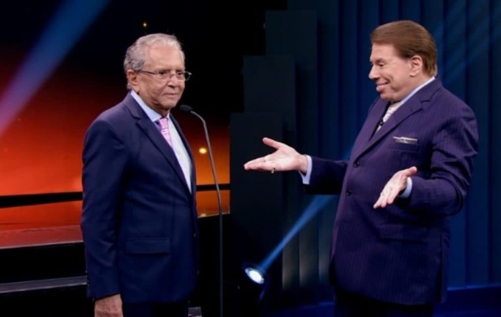 Carlos Alberto e Silvio Santos são amigos (Foto: Divulgação/SBT)