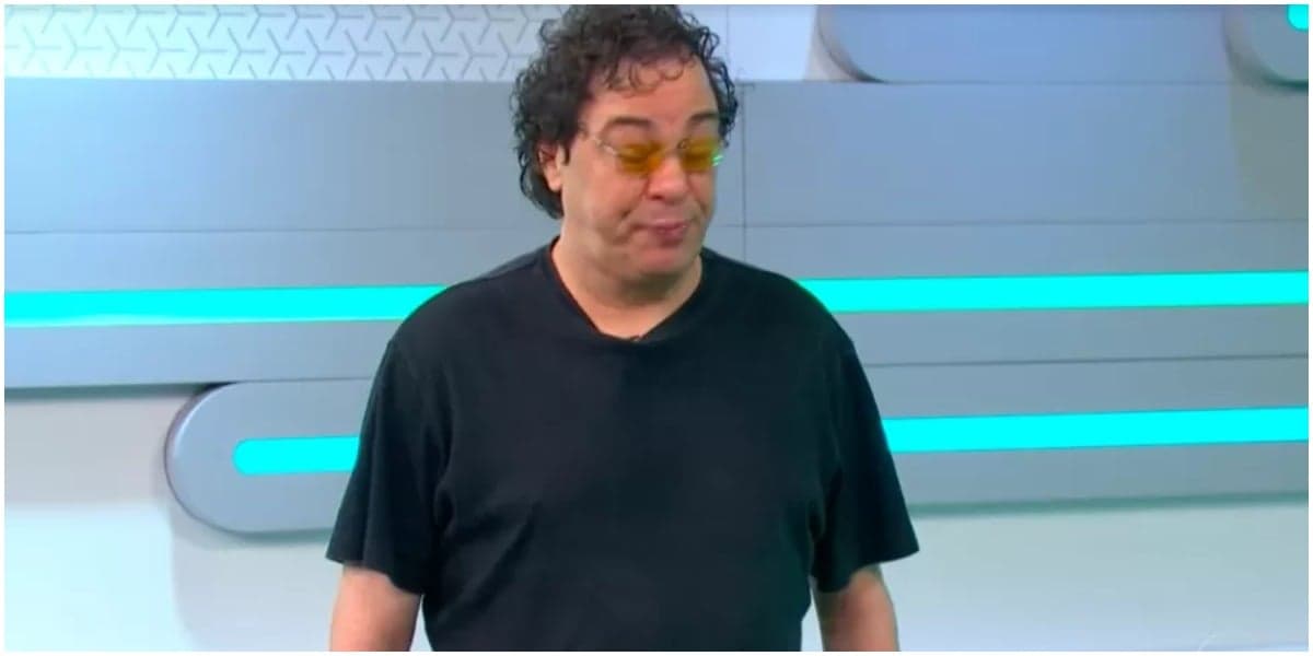 O ex-jogador Casagrande caiu no choro na Globo - Foto: Reprodução O ex-jogador Casagrande caiu no choro na Globo - Foto: Reprodução