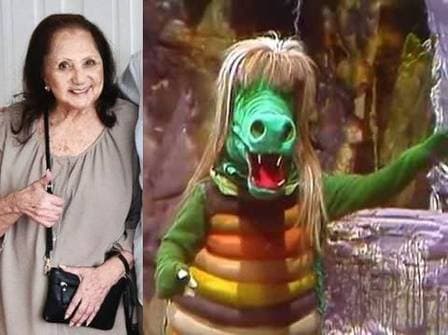 Dorinha Duval atualmente e a personagem Cuca da primeira versão (Foto: Reprodução/TV Globo)