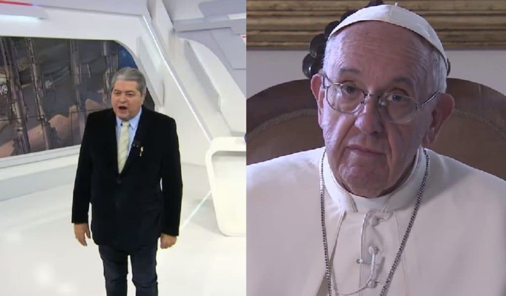 Datena explode na Band e destroça Papa Francisco após deboche contra Brasil: "Ladrão"