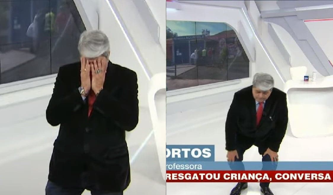 Datena passa mal (Reprodução) 
