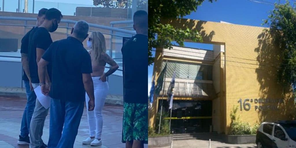 Viúva de Mc Kevin e suposta amante brigam feio e saem no tapa dentro de delegacia