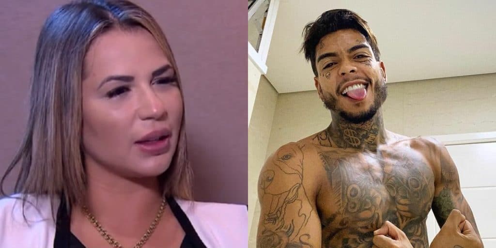 "Dei um tapa na cara dela", confessa viúva de Mc Kevin, após expor quebra pau com amante dele