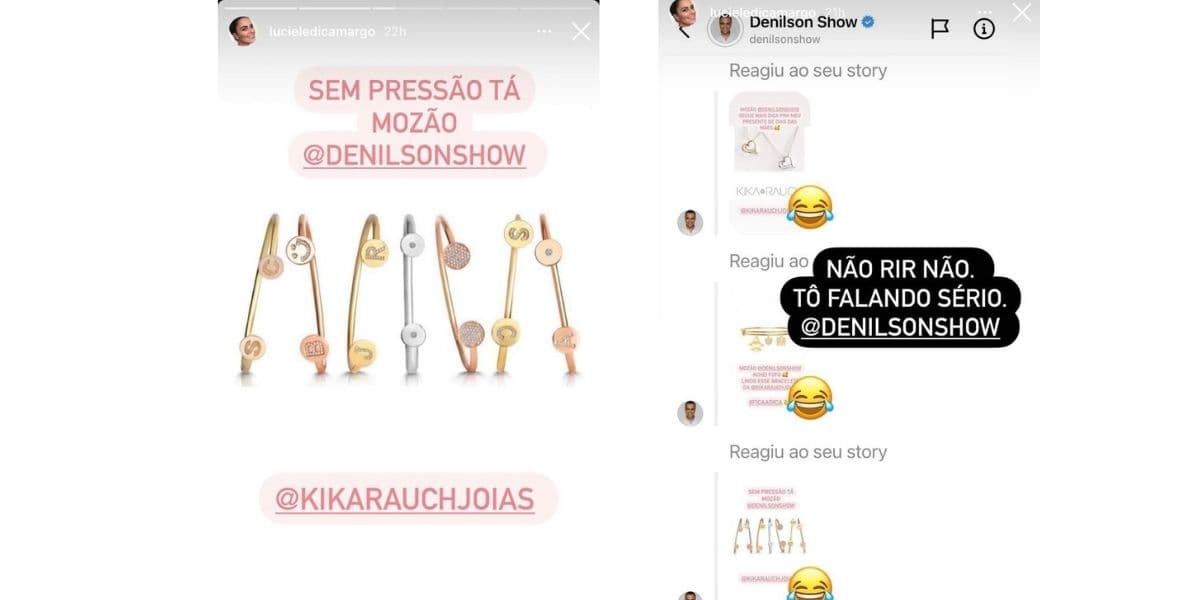 Denílson teve conversa vazada pela esposa e recebeu "ameaça" (Reprodução: Instagram) Denílson teve conversa vazada pela esposa e recebeu "ameaça" (Reprodução: Instagram)