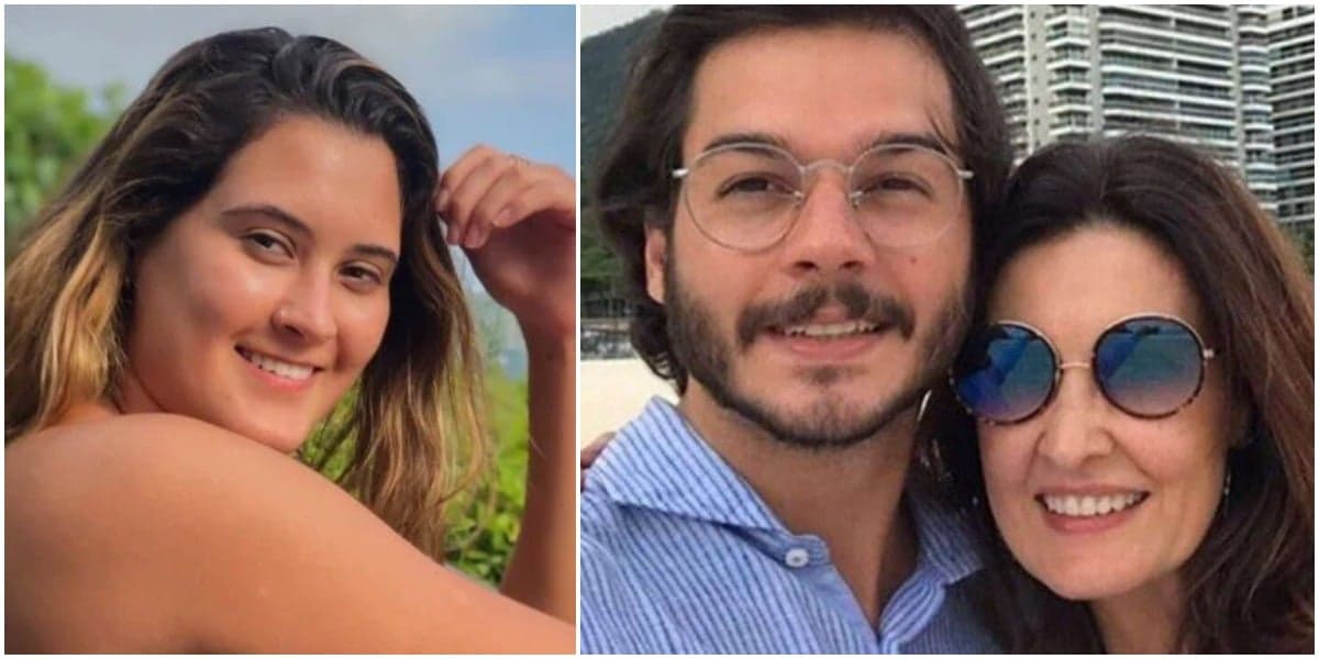Fátima Bernardes, Túlio Gadêlha e Bia Bonemer (Foto: Reprodução) Fátima Bernardes, Túlio Gadêlha e Bia Bonemer (Foto: Reprodução)
