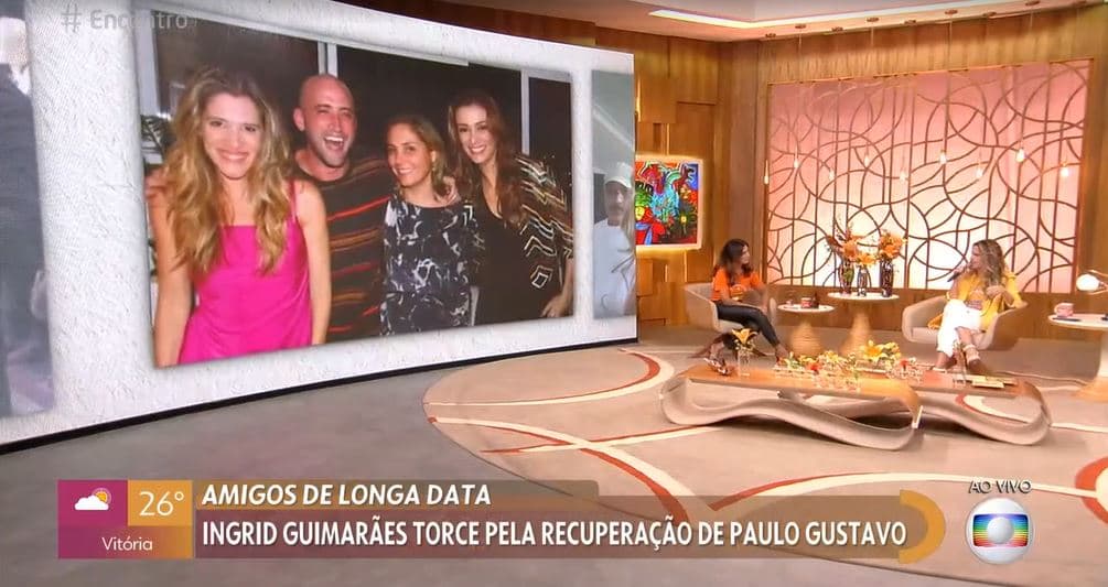 Ingrid Guimarães participou do "Encontro Com Fátima Bernardes" nesta segunda-feira (Foto: Reprodução/TV Globo) Ingrid Guimarães participou do "Encontro Com Fátima Bernardes" nesta segunda-feira (Foto: Reprodução/TV Globo)