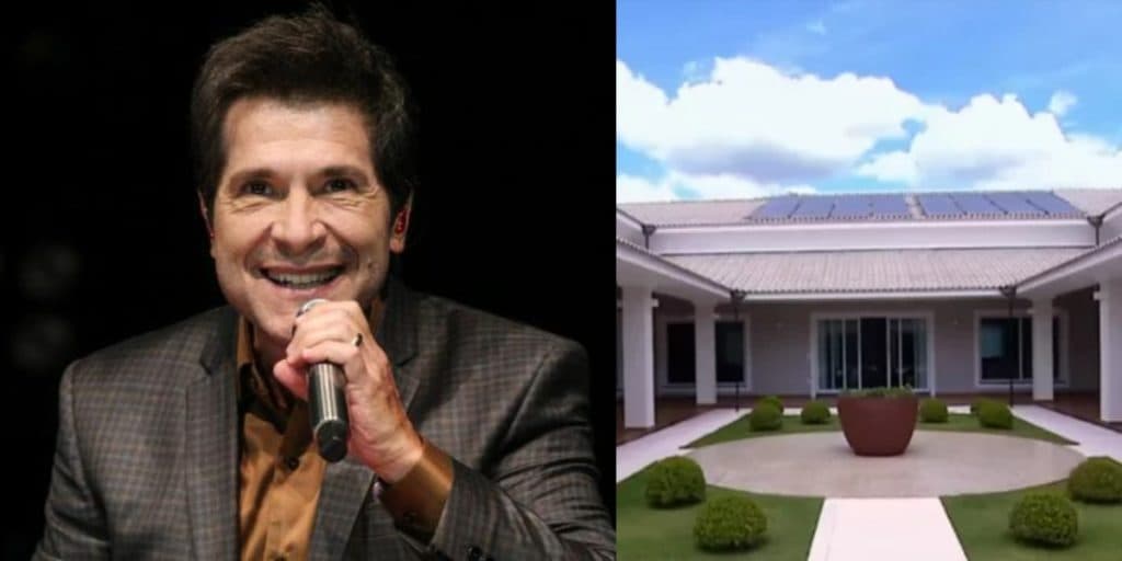 Luxo extremo, igreja sobrenatural e casa de bonecas gigante: Mansão de Daniel é exposta em rede nacional