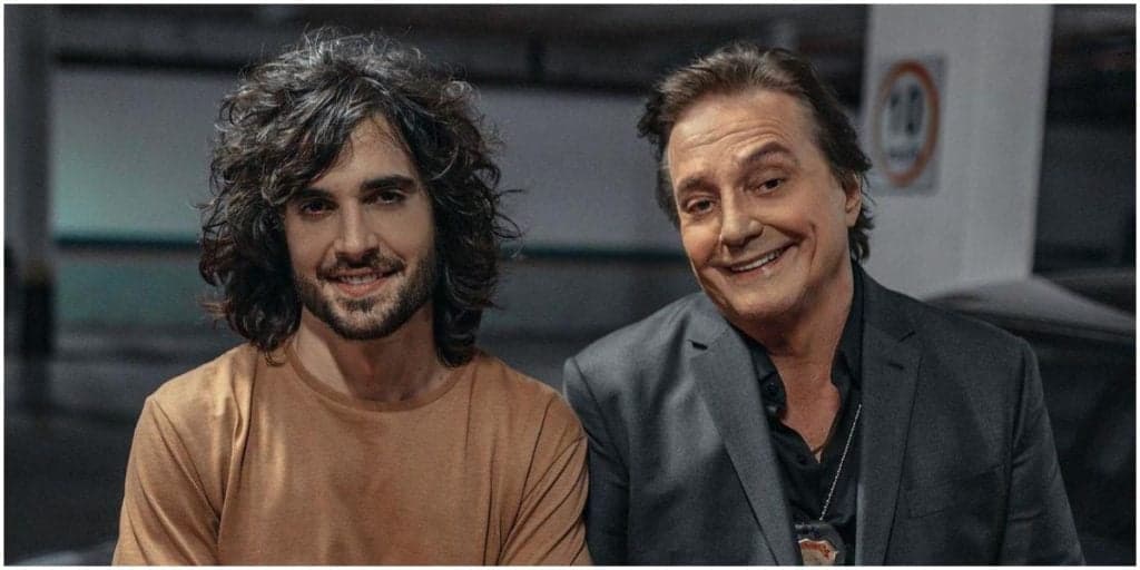 Fábio Jr, após notícia de revolta contra Fiuk, fica cara a cara com o filho pela primeira vez e reage: "Caramba"