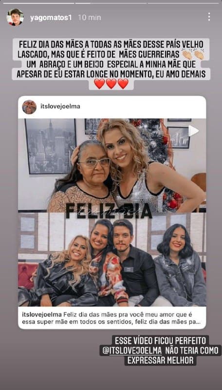 Joelma recebeu mensagem do filho (Foto: Reprodução) Joelma recebeu mensagem do filho (Foto: Reprodução)