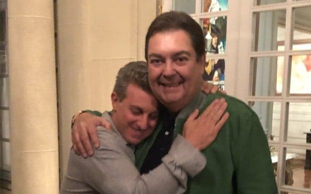 Faustão e Luciano Huck