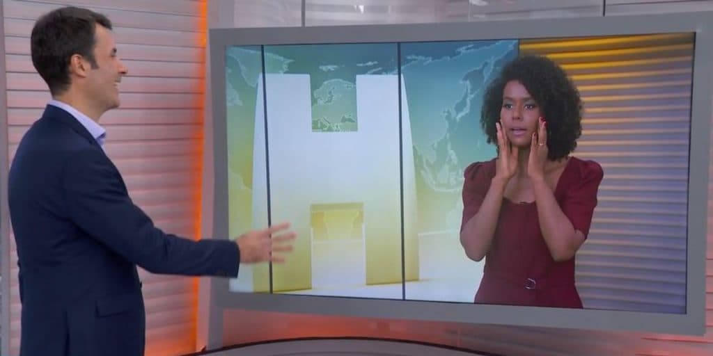 Maju Coutinho comete erro grotesco, queima de vergonha ao vivo e apresentador detona: "Me desculpa"