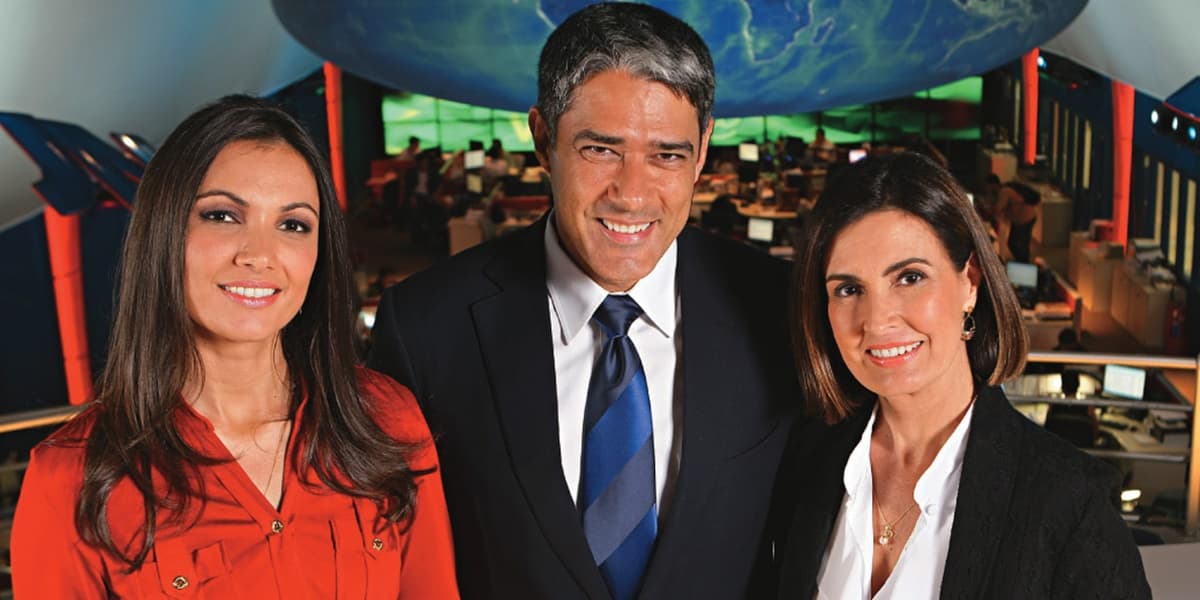 Patricia Poeta, Fátima Bernardes, William Bonner
