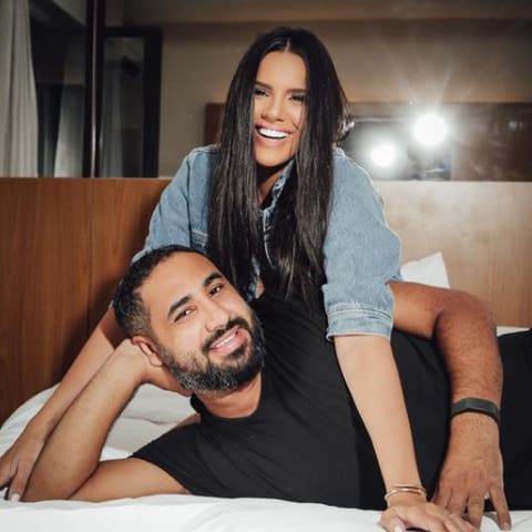 Rai Saia Rodada ao lado da esposa (Foto: Reprodução)