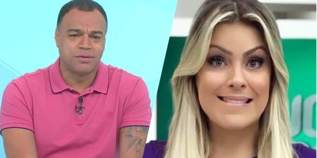"Estraguei tudo'', Denílson é flagrado com Renata Fan, esposa detona e apresentadora se desespera
