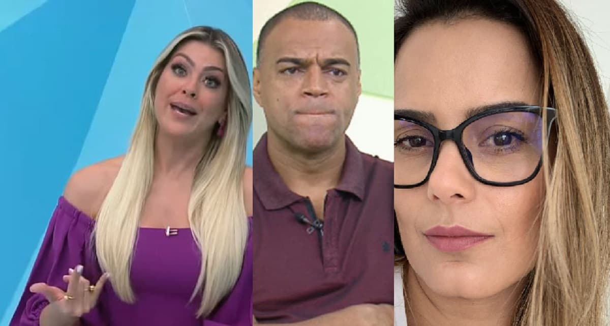 Renata Fan falou tudo no Jogo Aberto ao lado de Denilson (Foto: Reprodução)