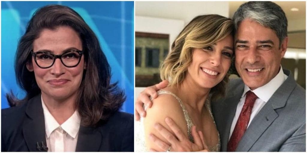 Esposa de Bonner, após assumir interesse em Renata Vasconcellos, surge agarrada com a jornalista: "Será''