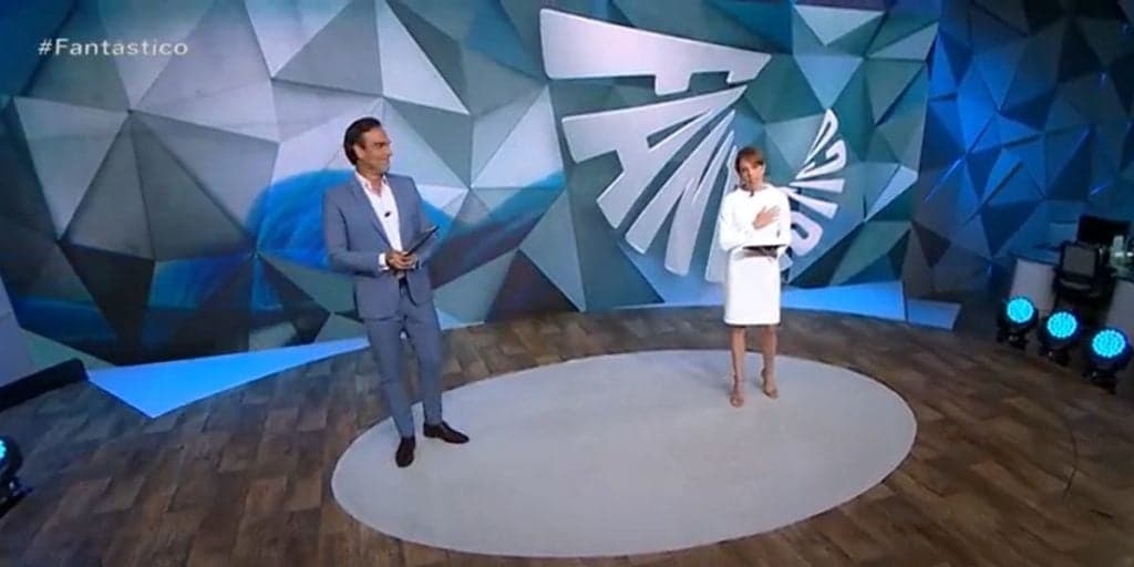Poliana Abritta e Tadeu Schmidt se despendem do Fantástico, após corte da Globo e novos apresentadores