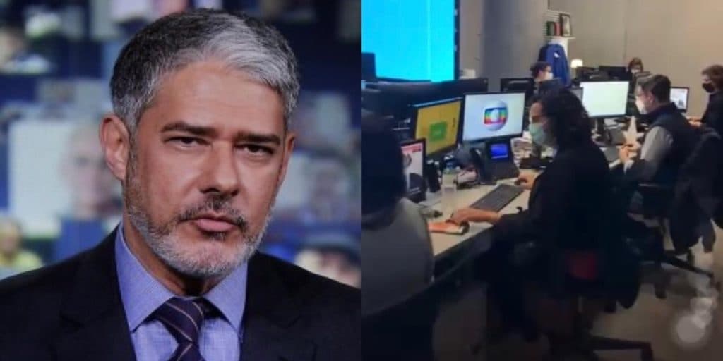 William Bonner, após expulsar jornalista de estúdio, entra ao vivo às pressas e detona situação nos bastidores