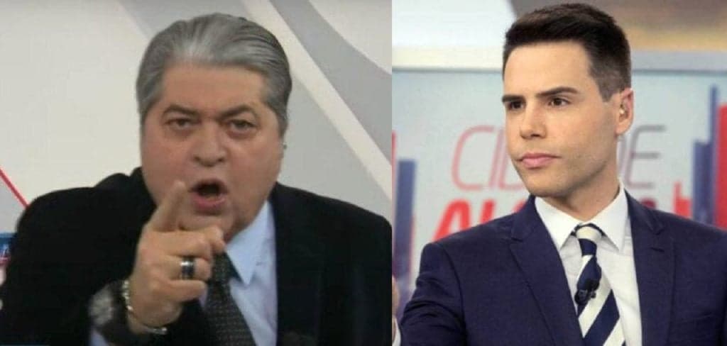 Datena dá recado ao vivo para Bacci, mostra conversa íntima e se revolta: “Cara que eu não gosto”