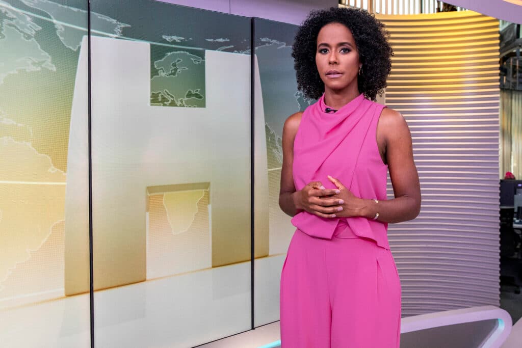 "O meu último JH", Maju interrompe jornal ao vivo na Globo e choca ao anunciar César Tralli em seu lugar